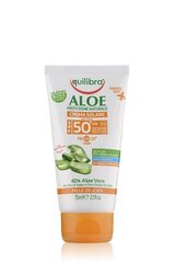 Equilibra Aloe SPF50+ päikesekaitsekreem 75 ml hind ja info | Equilibra Kehahooldustooted | hansapost.ee