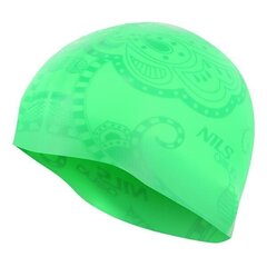 Шапочка для плавания Nils Aqua G-Type Woman SE24, зеленая цена и информация | Шапки для плавания | hansapost.ee