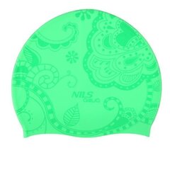 Шапочка для плавания Nils Aqua G-Type Woman SE24, зеленая цена и информация | Шапки для плавания | hansapost.ee