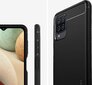 Telefoniümbris Spigen Matt Samsung Galaxy A12, must цена и информация | Telefonide kaitsekaaned ja -ümbrised | hansapost.ee