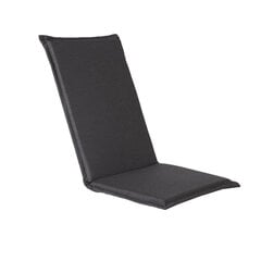 Подушка на стул SUMMER 48x115x4,5cm, черный цена и информация | Подушки, наволочки, чехлы | hansapost.ee