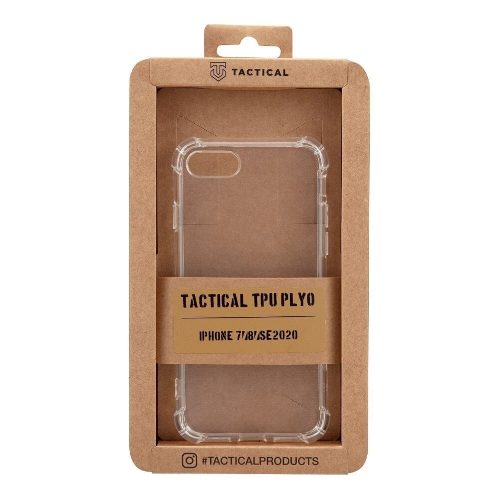 Tactical TPU Plyo Cover for Apple iPhone 7/8/SE2020 Transparent цена и информация | Telefonide kaitsekaaned ja -ümbrised | hansapost.ee