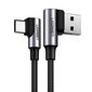Ugreen 76210 USB - USB Typ C angled cable Quick Charge 3.0 QC3.0 3 A 1 m цена и информация | Mobiiltelefonide kaablid | hansapost.ee