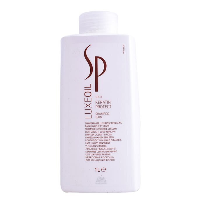 Wella Professionals SP Luxeoil Keratin Protect šampoon 1000 ml цена и информация | Šampoonid | hansapost.ee