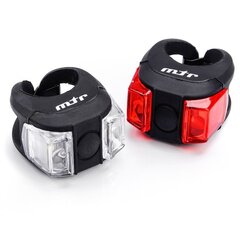 Jalgrattatulede komplekt Meteor, must price and information | Bicycle lights and reflectors | hansapost.ee