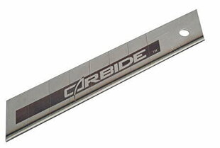 Murtavad terad CARBIDE 18mm 10tk, Stanley hind ja info | Käsitööriistad | hansapost.ee