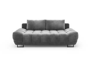 Трехместный диван Windsor and Co Cirrus, велюр, серый цена и информация | Диваны | hansapost.ee