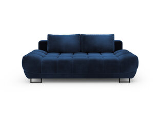 Трехместный диван Windsor and Co Cirrus, велюр, синий цена и информация | Диваны | hansapost.ee