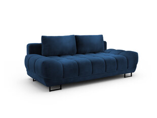Трехместный диван Windsor and Co Cirrus, велюр, синий цена и информация | Диваны | hansapost.ee