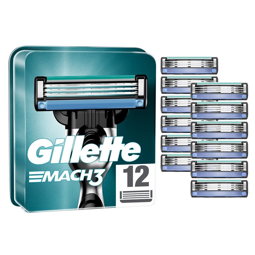 Lisapead Gillette Mach3 raseerijale, 16 tk. цена и информация | Raseerimisvahendid | hansapost.ee