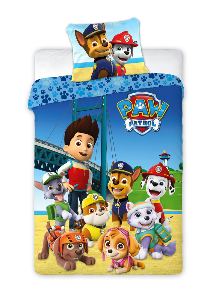 Laste voodipesukomplekt Paw Patrol 140x200, 2-osaline цена и информация | Laste voodipesu | hansapost.ee