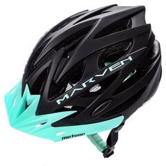 Шлем велосипедиста Meteor Marven, черный/синий цена и информация | Шлемы | hansapost.ee