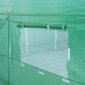 Kasvuhoone akendega, roheline 13.5 m2 hind ja info | Kasvuhooned ja peenrakastid | hansapost.ee