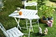 Välimööbli komplekt Kalune Design Bistro Set 1, valge цена и информация | Välimööbli komplektid | hansapost.ee