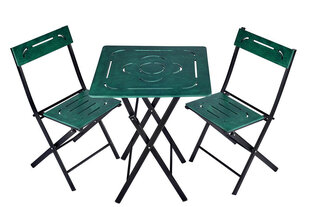 Välimööbli komplekt Kalune Design Bistro Set 5, roheline/must hind ja info | Kalune Design Välimööbel | hansapost.ee