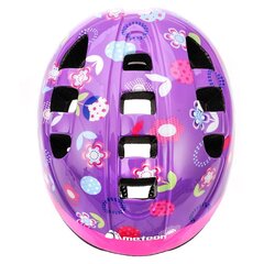 Детский шлем Meteor MA-2 Flower, фиолетовый цена и информация | Шлемы | hansapost.ee