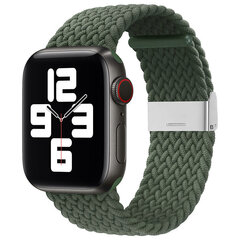 Kella käevõru Apple Watch 7 / 6 / SE / 5 / 4 / 3 / 2, 41mm / 40 mm / 38 mm, roheline hind ja info | Nutikellade aksessuaarid ja tarvikud | hansapost.ee