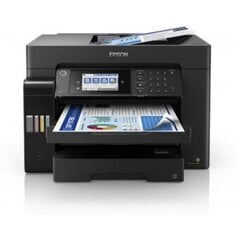 Многофункциональный цветной струйный принтер Epson EcoTank L15150 A3 +, Wi-Fi, черный цена и информация | Принтеры | hansapost.ee