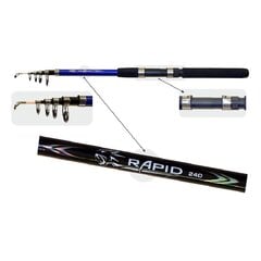 Teleskoopõng Fish2Fish Short Blue, 2.7 m, 10-40 g hind ja info | Ridvad, ridvahoidjad | hansapost.ee