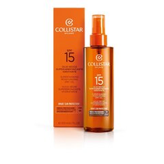 Päevitusõli Collistar Supertanning Dry Oil SPF 15 200 ml hind ja info | Päikesekaitse ja päevitusjärgsed kreemid | hansapost.ee