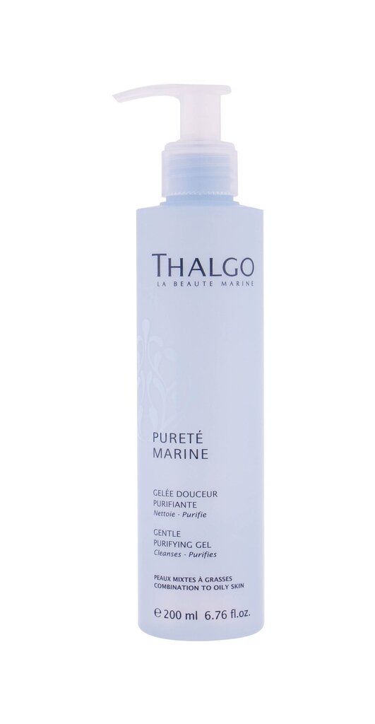 Puhastav näokreem rasusele nahale Thalgo Purete Marine 200 ml цена и информация | Näopuhastusvahendid | hansapost.ee
