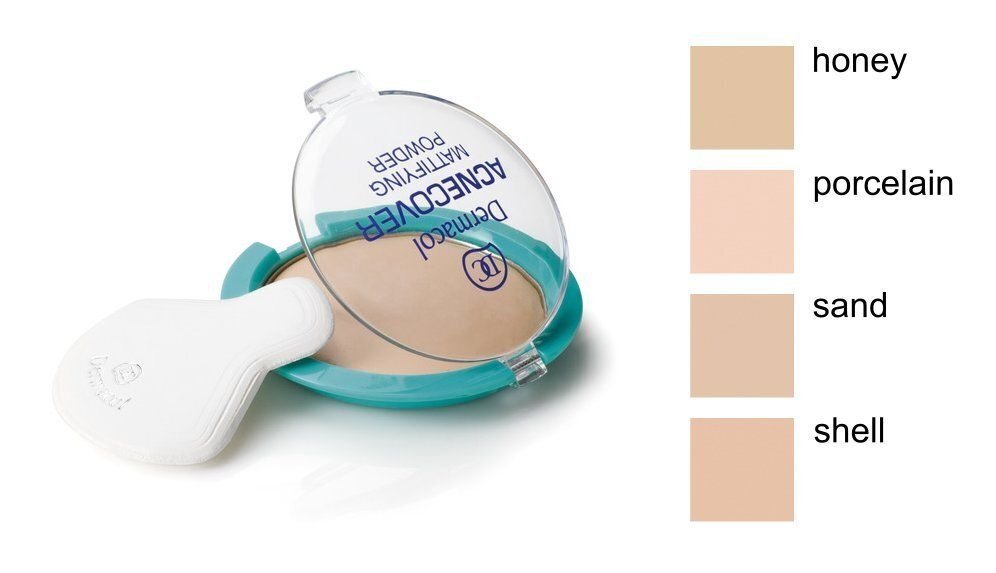 Kompaktpuuder Dermacol Acnecover Mattifying 11 g, Sand hind ja info | Jumestuskreemid ja puudrid | hansapost.ee