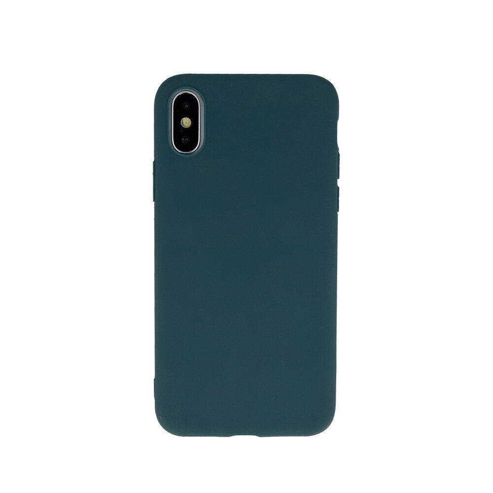 Ümbris Rubber TPU Xiaomi Redmi 9A/9AT tumeroheline цена и информация | Telefonide kaitsekaaned ja -ümbrised | hansapost.ee