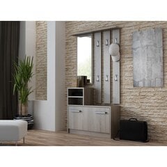 Комплект мебели для прихожей Vera, коричневый цена и информация | Комплекты в прихожую | hansapost.ee