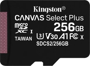 Kingston SDCS2/256GBSP цена и информация | Kingston Мобильные телефоны, Фото и Видео | hansapost.ee