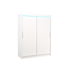 LED valgustusega kapp ADRK Furniture Denver, valge цена и информация | Шкафчики | hansapost.ee