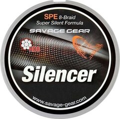 Леска плетеная HD8 Silencer Braid 120м 0.15мм 20lbs 9кг, зеленая цена и информация | Лески | hansapost.ee