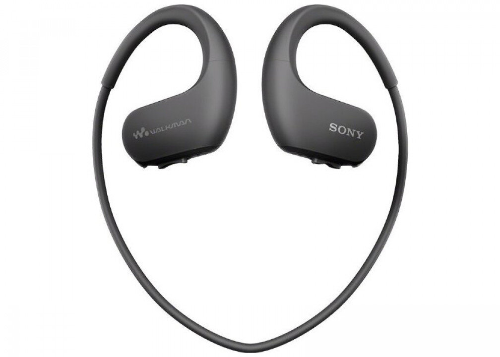 Juhtmevabad kõrvasisesed vee- ja ja tolmukindlad 4GB Sony Walkman® MP3 mängijaga kõrvakalpid, NWWS413B.CEW, must цена и информация | MP3-mängijad, MP4-mängijad | hansapost.ee