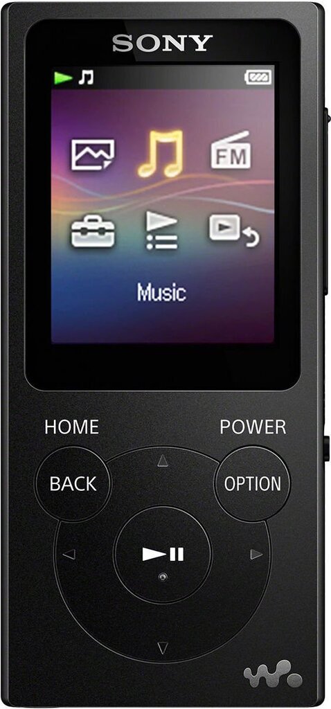 Sony 8GB MP3 mängija, must NWE394B.CEW hind ja info | MP3-mängijad, MP4-mängijad | hansapost.ee