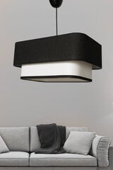 Opviq люстра Varianza Black White цена и информация | Потолочный светильник, 38 x 38 x 24 см | hansapost.ee
