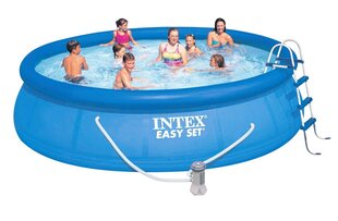 Bassein Intex Easy Set 457 x 107 cm koos filtriga цена и информация | Бассейны | hansapost.ee