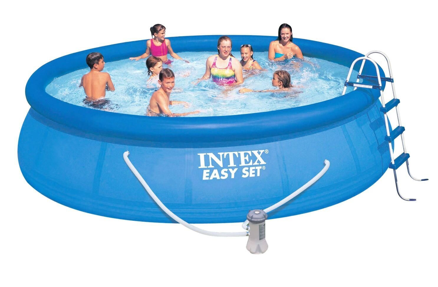 Bassein Intex Easy Set 457 x 107 cm koos filtriga цена и информация | Basseinid | hansapost.ee