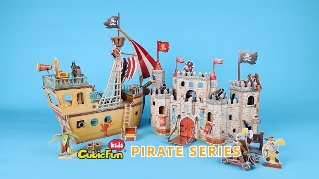 CubicFun 3D pusle Piraadiloss hind ja info | Pusled lastele ja täiskasvanutele | hansapost.ee