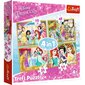 Pusle komplekt Trefl 4 in 1 Disney Princess, 70+54+48+35 hind ja info | Pusled lastele ja täiskasvanutele | hansapost.ee
