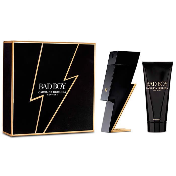 Komplekt Carolina Herrera Bad Boy meestele: EDT 100 ml + dušigeel 100 ml hind ja info | Parfüümid meestele | hansapost.ee