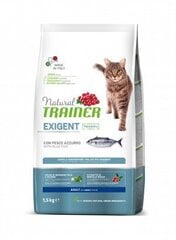 Trainer Natural Cat Exigent Blue Fish nõudlikele kassidele koos sinikalaga 1,5 kg цена и информация | Сухой корм для кошек | hansapost.ee