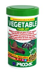 Prodac Vegetable Tablet веганские таблетки для рыб, живущих на дне 1200мл 750г цена и информация | Корм для рыб | hansapost.ee
