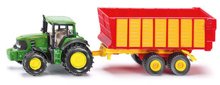 Трактор John Deere с прицепом Siku цена и информация | Игрушки для мальчиков | hansapost.ee