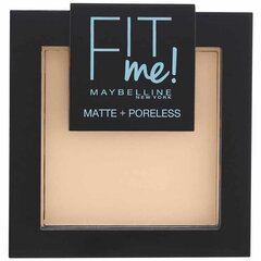 Maybelline Fit Me Matte Poreless Pressed Powder пудра 9 g, 105 Natural Ivory цена и информация | Пудры, базы под макияж | hansapost.ee