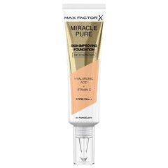 Jumestuskreem Max Factor Miracle Pure Skin-Improving Foundation 30 Porcelain, 30 ml hind ja info | Max Factor Parfüümid, lõhnad ja kosmeetika | hansapost.ee