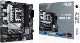 Материнская плата Asus PRIME B660M-A D4 цена и информация | Материнские платы | hansapost.ee