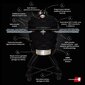 Keraamiline grill KamadoClub PRO 2, 59 cm, must hind ja info | Grillid | hansapost.ee