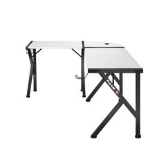 Игровой стол HUZARO HERO 6.3, белый цена и информация | Компьютерные, письменные столы | hansapost.ee