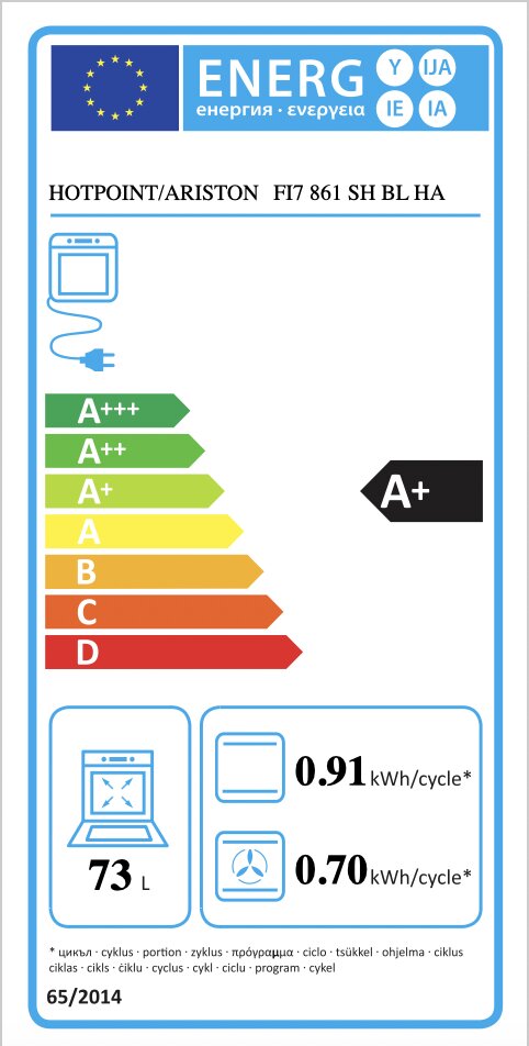 Integreeritav ahi Hotpoint-Ariston FI7861SHBLHA hind ja info | Ahjud | hansapost.ee