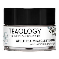 Silmakreem valge teega Teaology 15 ml цена и информация | Сыворотки, кремы для век | hansapost.ee