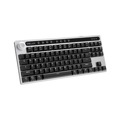 Juhtmeta klaviatuur Delux KS200D, hall hind ja info | Klaviatuurid | hansapost.ee